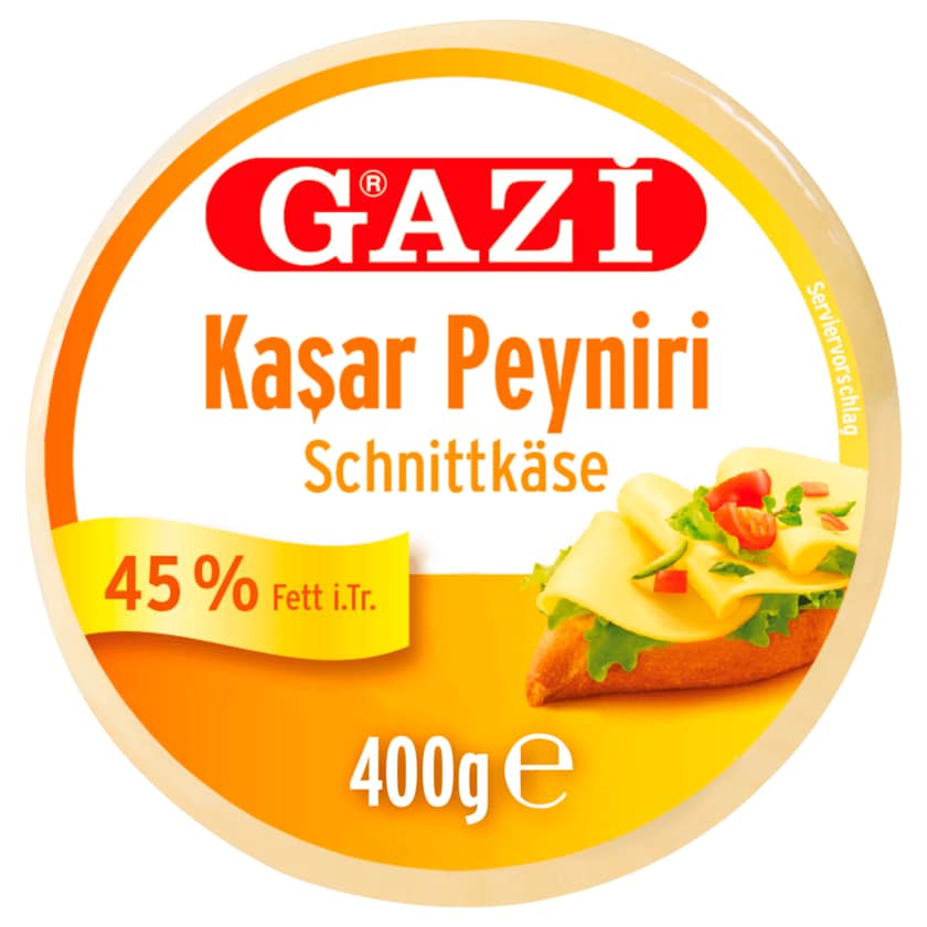 Gazi Kashkaval Pasta Filata 45% 400g
